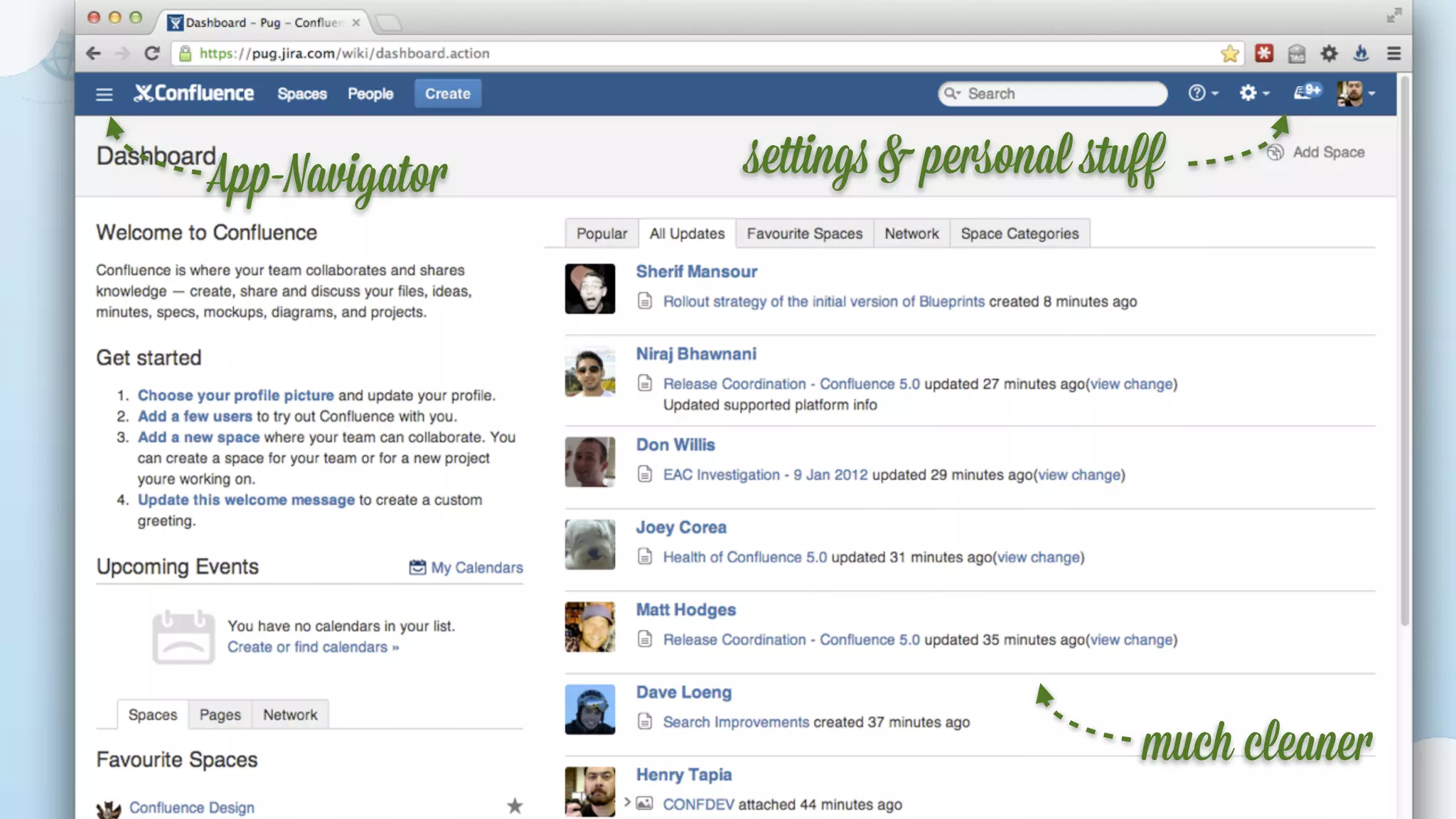 App-Navigator   settings & personal ﬆuﬀ




                                     much cleaner
 
