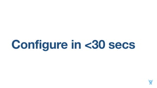 Configure in <30 secs