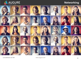 19www.augure.comLes webinars de l’été
Networking
 