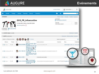 20www.augure.comLes webinars de l’été
Evénements
 