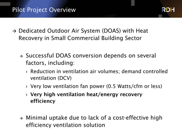 Energy Modeling of Dedicated Outdoor Air System, DOAS, for a Small ...