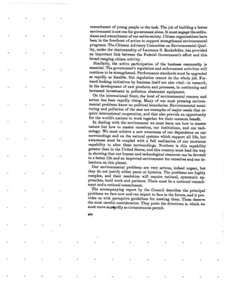 August 1970 Environmental Quality The First Annual Report Of