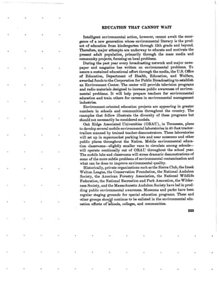 August 1970 Environmental Quality The First Annual Report Of