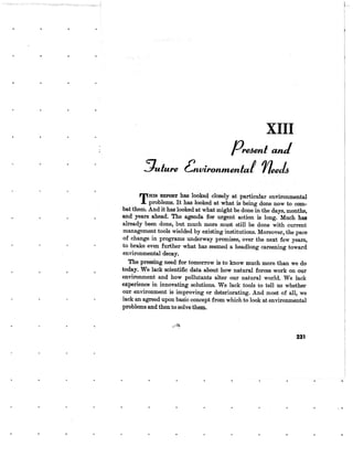 August 1970 Environmental Quality The First Annual Report Of