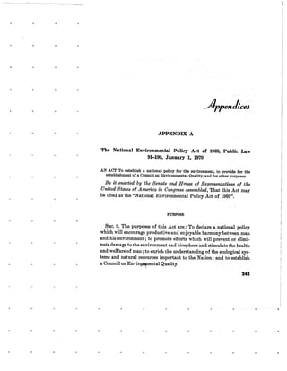 August 1970 Environmental Quality The First Annual Report Of