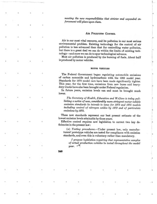 August 1970 Environmental Quality The First Annual Report Of