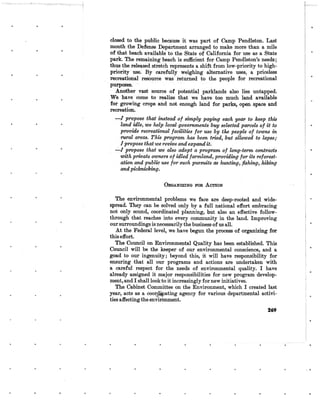 August 1970 Environmental Quality The First Annual Report Of