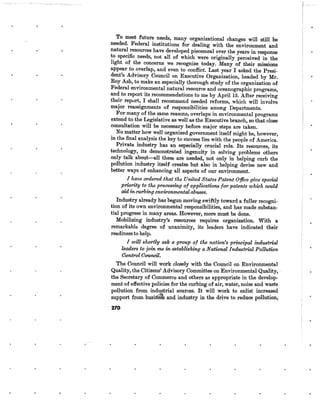 August 1970 Environmental Quality The First Annual Report Of