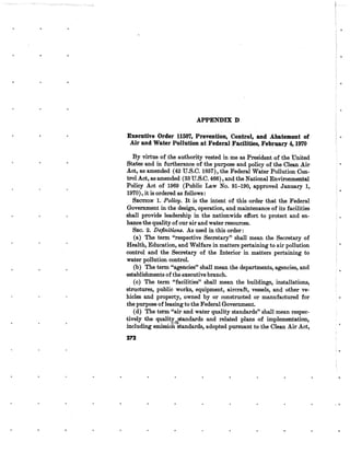 August 1970 Environmental Quality The First Annual Report Of