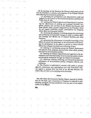 August 1970 Environmental Quality The First Annual Report Of