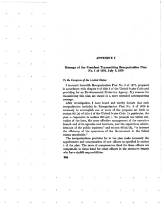August 1970 Environmental Quality The First Annual Report Of