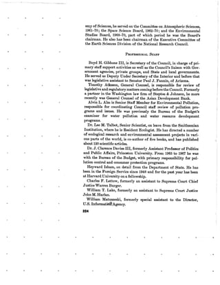 August 1970 Environmental Quality The First Annual Report Of