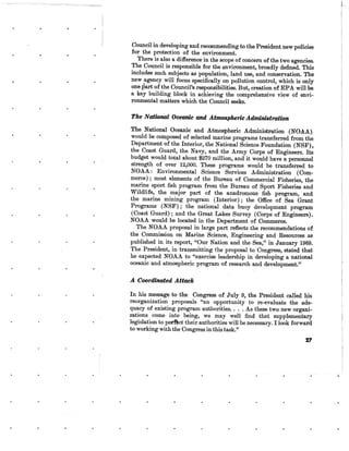 August 1970 Environmental Quality The First Annual Report Of