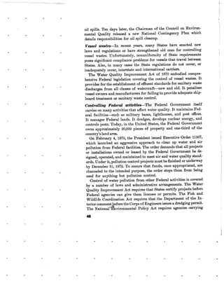 August 1970 Environmental Quality The First Annual Report Of