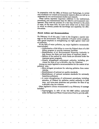 August 1970 Environmental Quality The First Annual Report Of