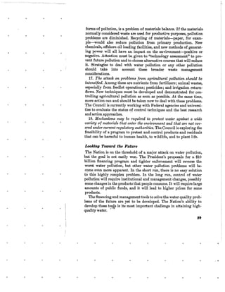 August 1970 Environmental Quality The First Annual Report Of