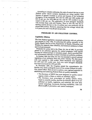 August 1970 Environmental Quality The First Annual Report Of