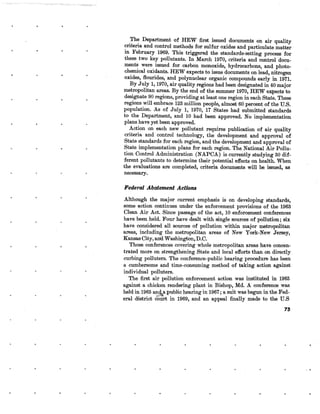 August 1970 Environmental Quality The First Annual Report Of
