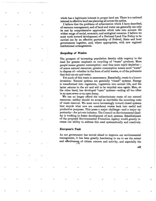 August 1970 Environmental Quality The First Annual Report Of