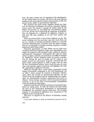 August 1971 The First Annual Report Of The Council On Environmental Quality
