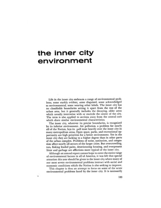 August 1971 The First Annual Report Of The Council On Environmental Quality