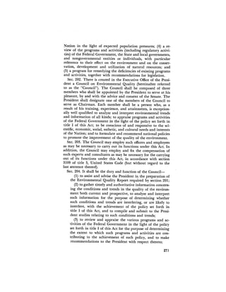 August 1971 The First Annual Report Of The Council On Environmental Quality