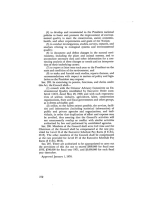 August 1971 The First Annual Report Of The Council On Environmental Quality