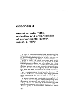 August 1971 The First Annual Report Of The Council On Environmental Quality