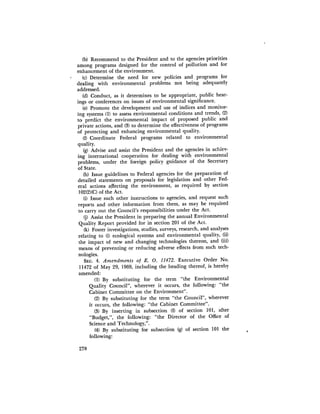 August 1971 The First Annual Report Of The Council On Environmental Quality