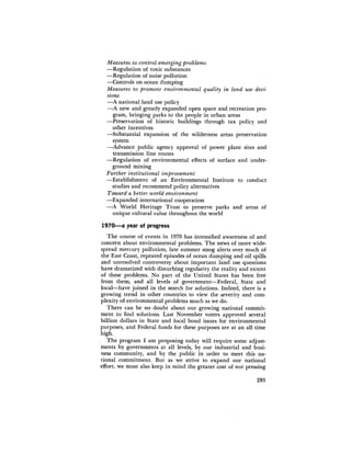 August 1971 The First Annual Report Of The Council On Environmental Quality