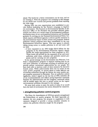 August 1971 The First Annual Report Of The Council On Environmental Quality