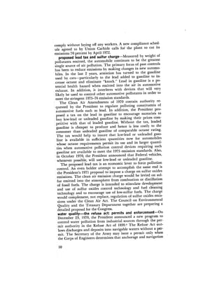 August 1971 The First Annual Report Of The Council On Environmental Quality