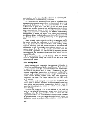 August 1971 The First Annual Report Of The Council On Environmental Quality