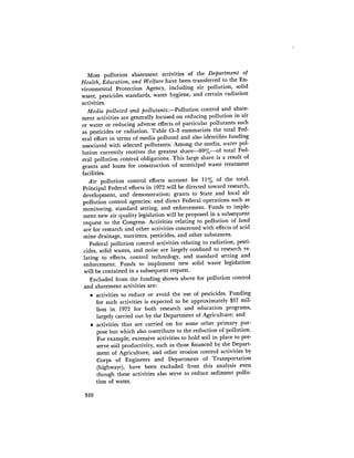 August 1971 The First Annual Report Of The Council On Environmental Quality