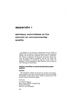 August 1971 The First Annual Report Of The Council On Environmental Quality