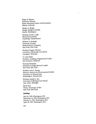 August 1971 The First Annual Report Of The Council On Environmental Quality