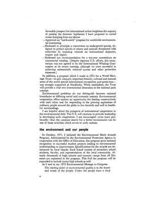 August 1972 The Second Annual Report Of The Council On Environmental Quality