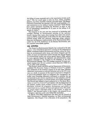 August 1972 The Second Annual Report Of The Council On Environmental Quality