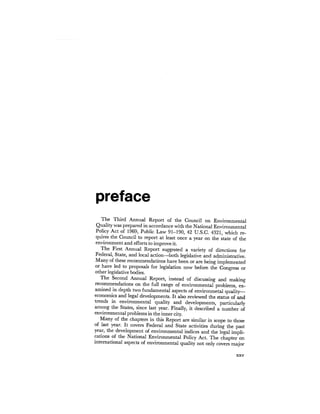 August 1972 The Second Annual Report Of The Council On Environmental Quality