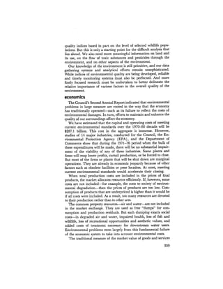 August 1972 The Second Annual Report Of The Council On Environmental Quality