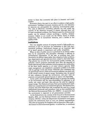 August 1972 The Second Annual Report Of The Council On Environmental Quality