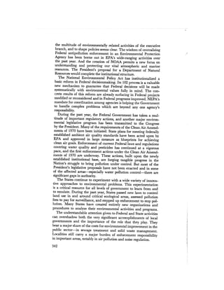 August 1972 The Second Annual Report Of The Council On Environmental Quality