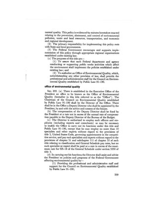 August 1972 The Second Annual Report Of The Council On Environmental Quality