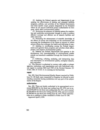 August 1972 The Second Annual Report Of The Council On Environmental Quality