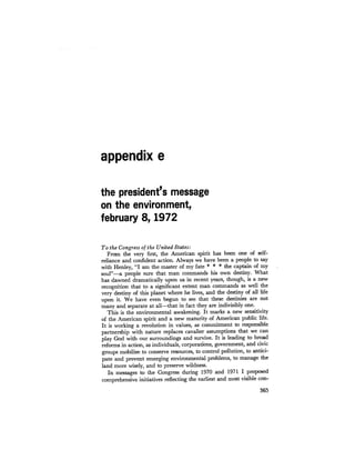 August 1972 The Second Annual Report Of The Council On Environmental Quality