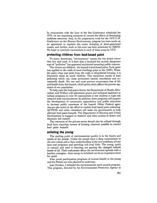 August 1972 The Second Annual Report Of The Council On Environmental Quality