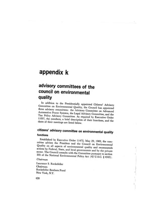 August 1972 The Second Annual Report Of The Council On Environmental Quality