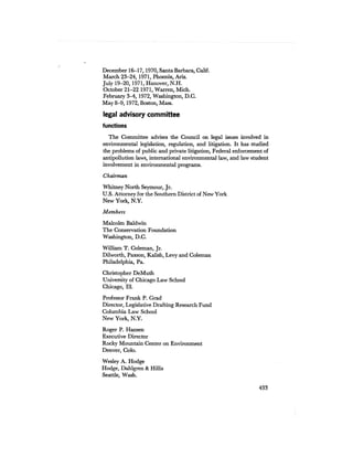August 1972 The Second Annual Report Of The Council On Environmental Quality