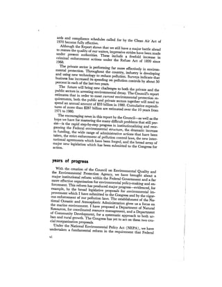 August 1972 The Second Annual Report Of The Council On Environmental Quality