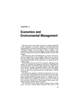 August 1973 The Third Annual Report Of The Council On Environmental Quality